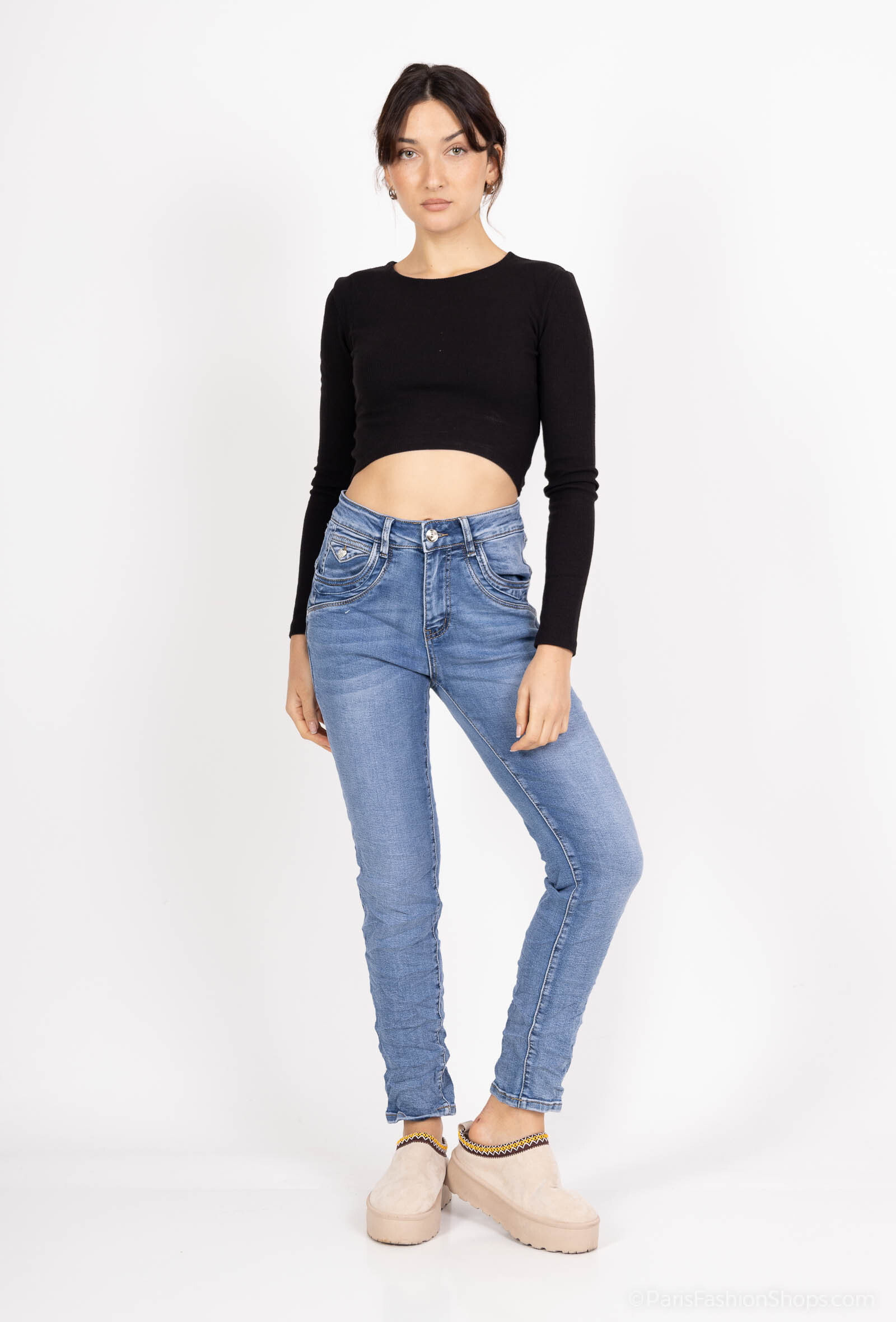 Wholesaler Karostar - BOYFRIEND JEANS