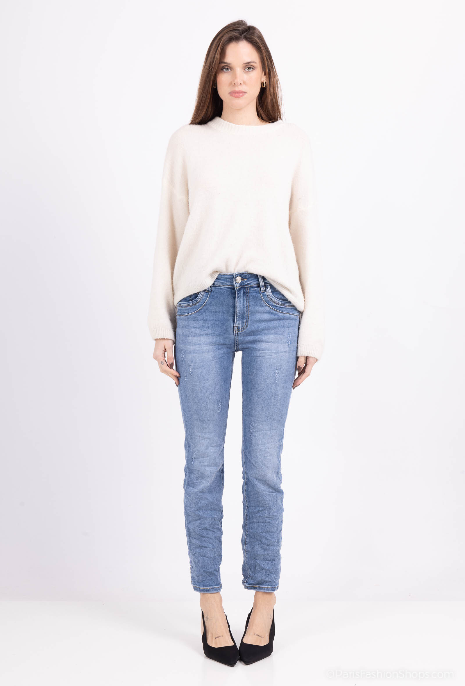 Wholesaler Karostar - BOYFRIEND JEANS