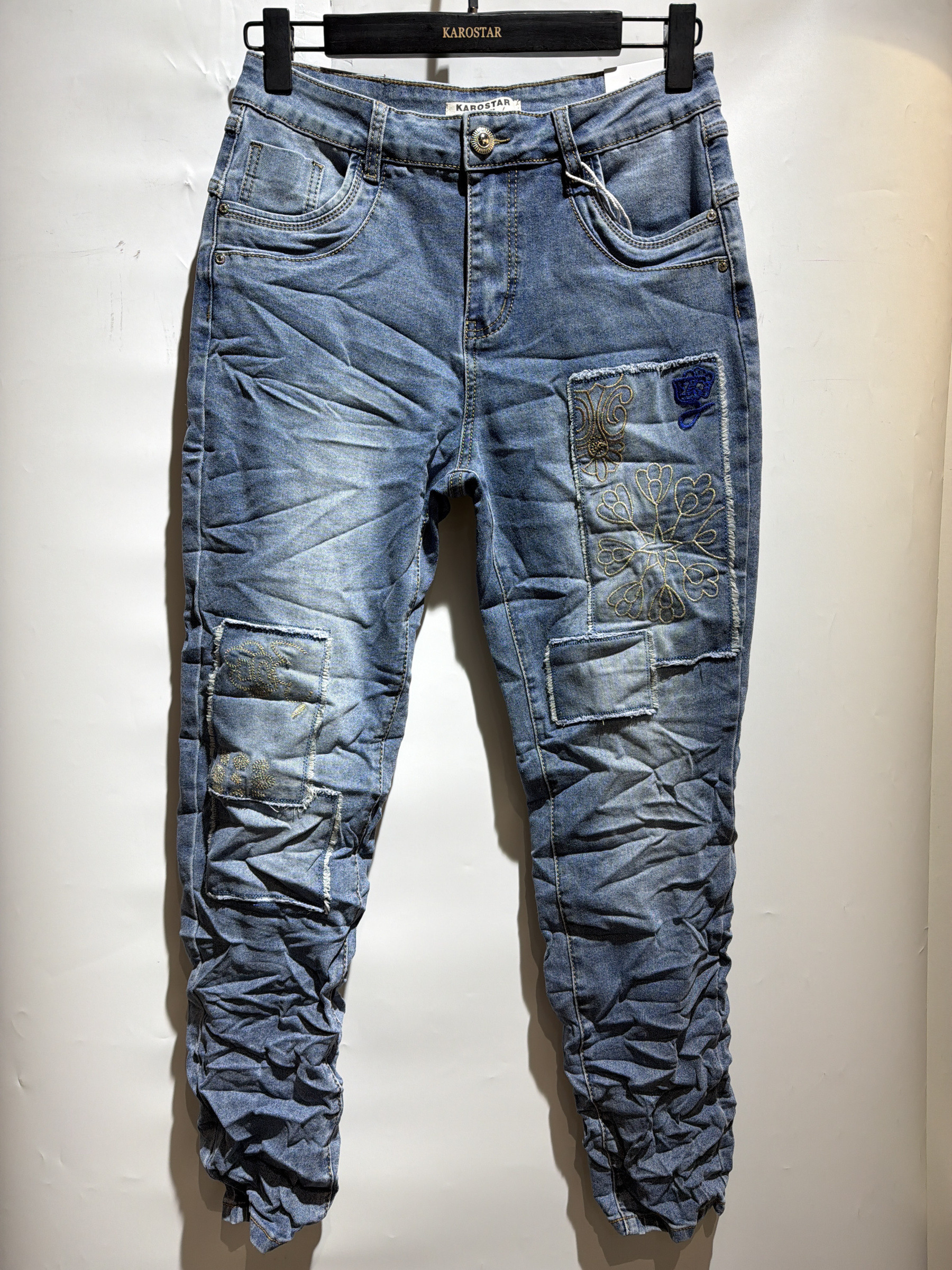 Jeans G & D (Golden Days) Taille 40 - Coupe Wide-Leg - Bleu - Coton/Élasthanne - Neuf Avec Étiquettes