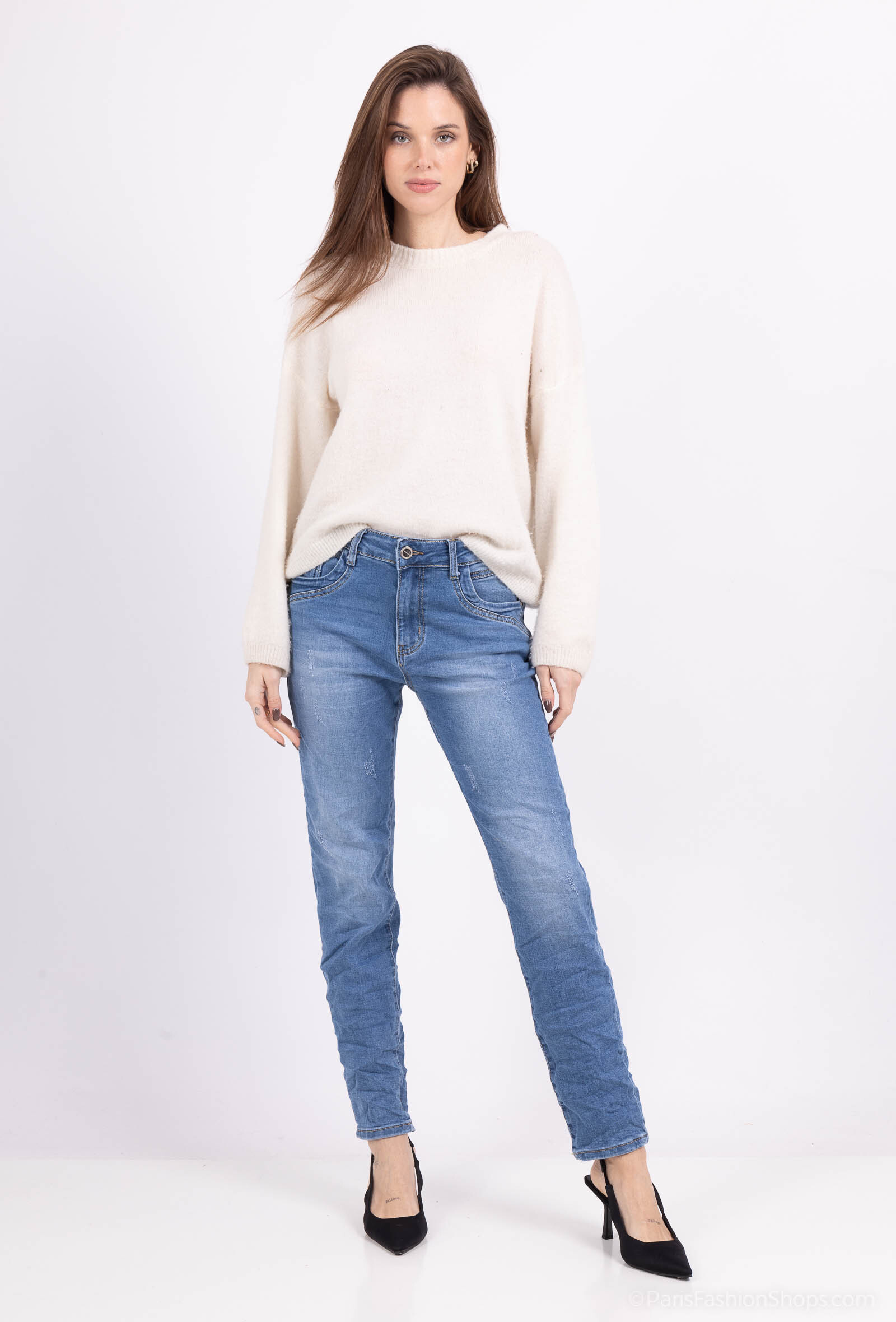 Wholesaler Karostar - BOYFRIEND JEANS