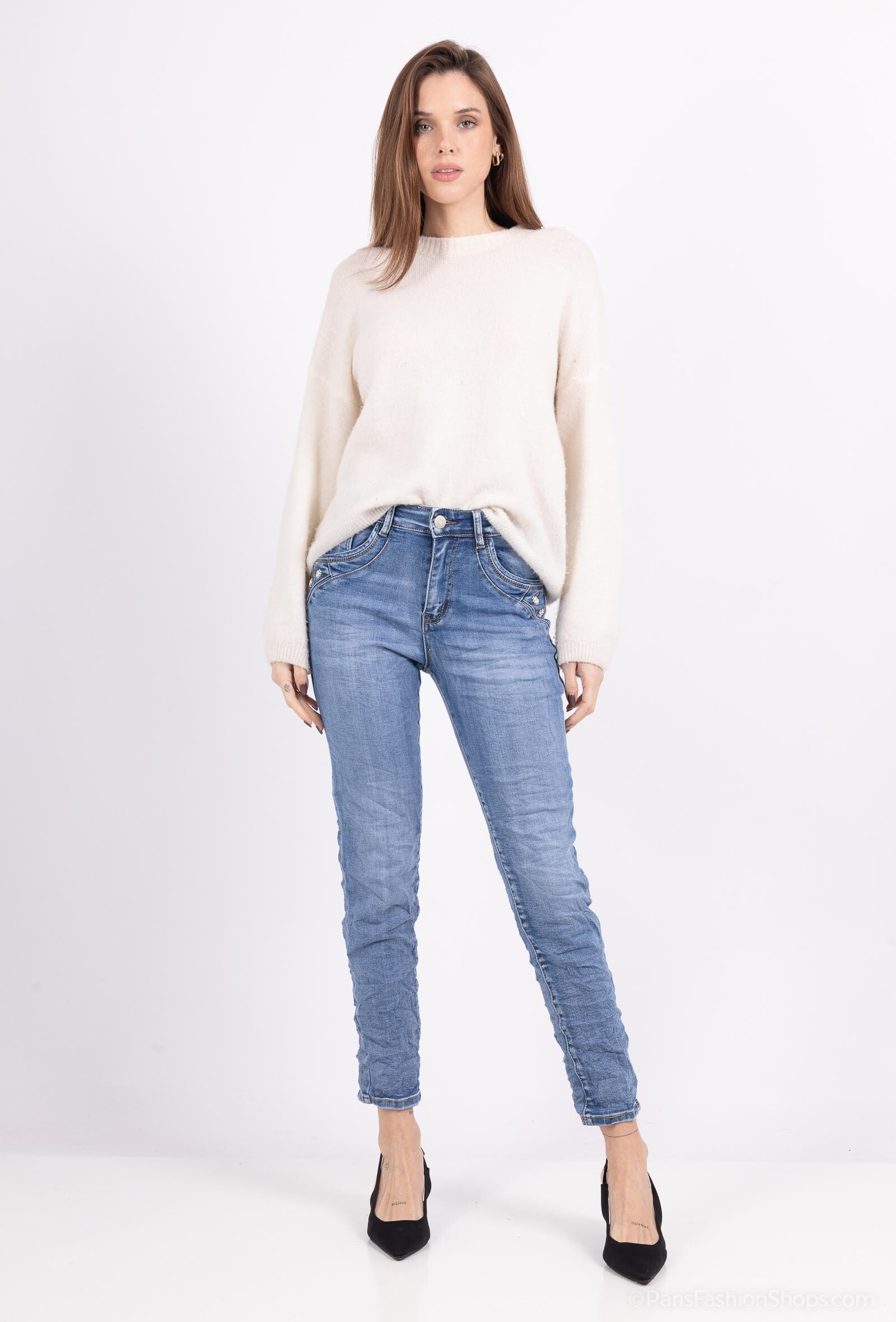 Wholesaler Karostar - BOYFRIEND JEANS