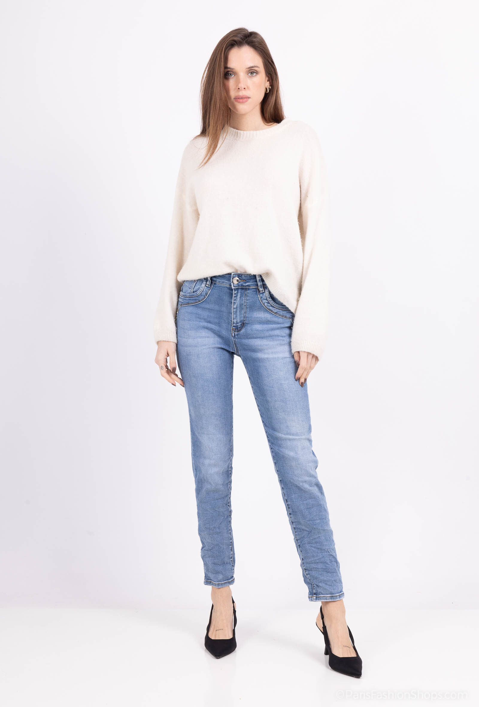 Wholesaler Karostar - BOYFRIEND JEANS