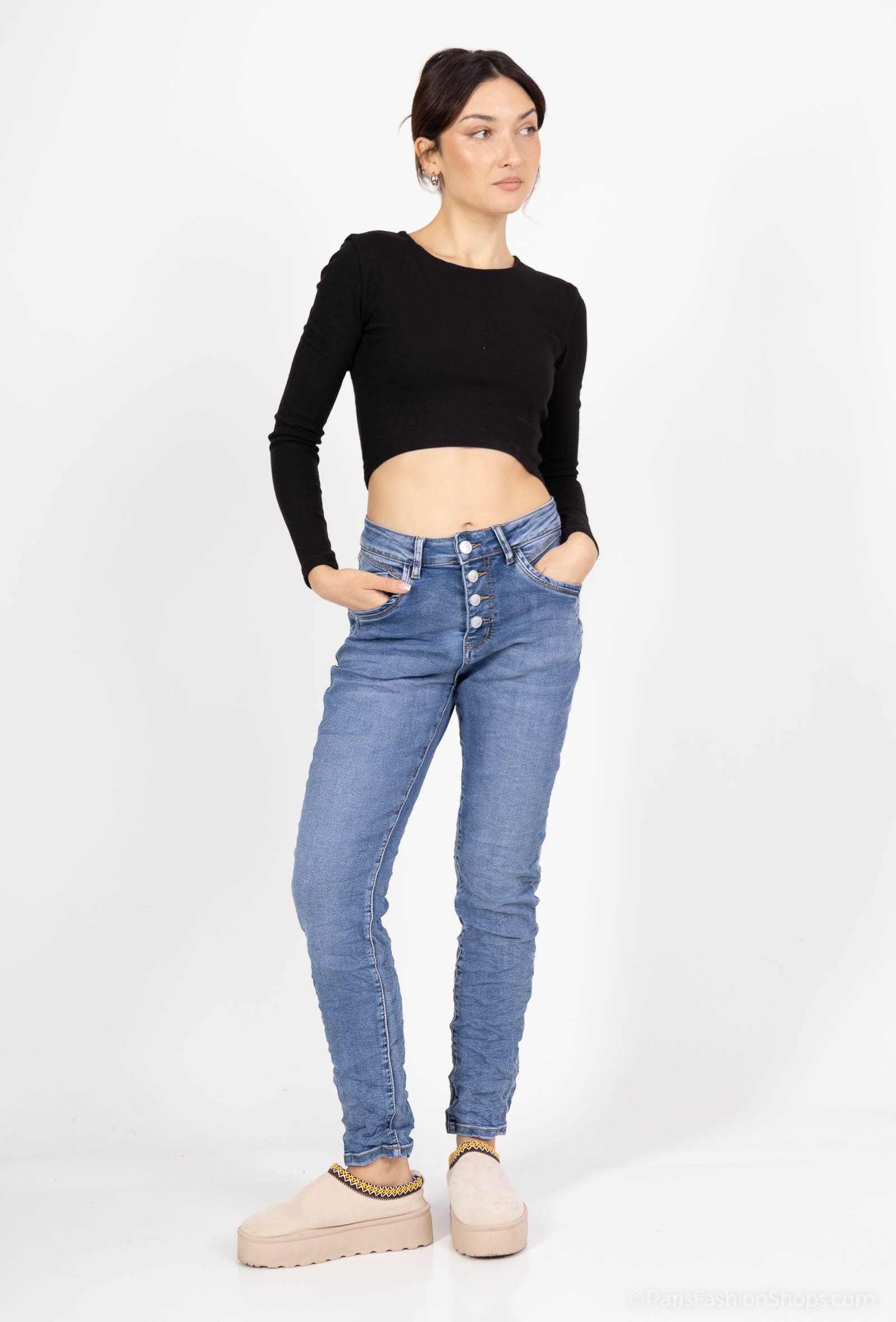 Wholesaler Karostar - BOYFRIEND JEANS