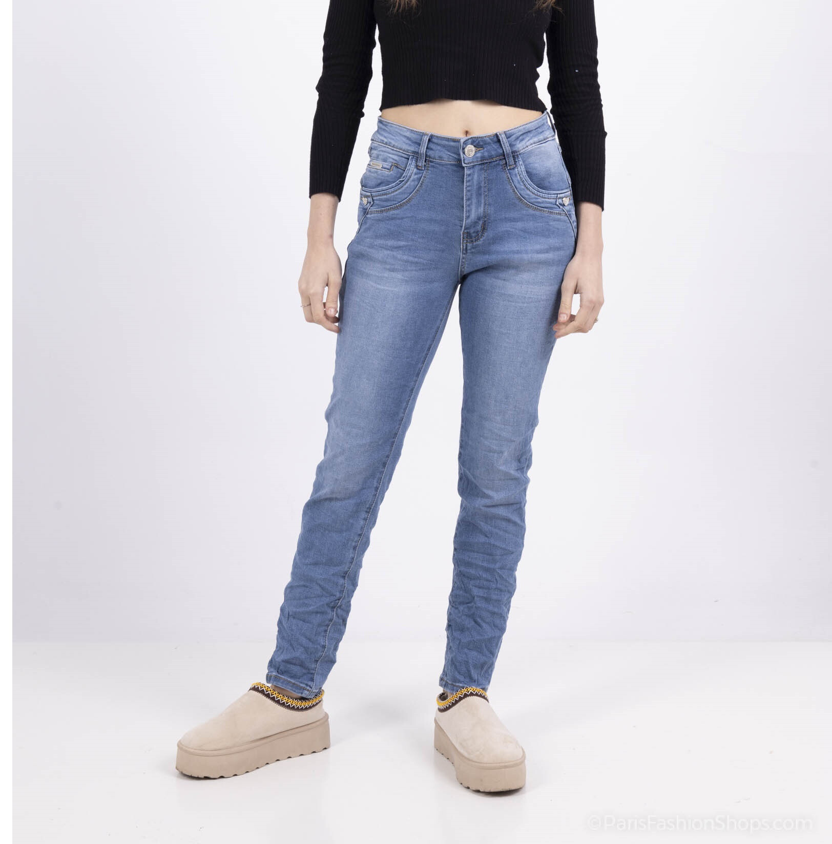 Wholesaler Karostar - BOYFRIEND JEANS