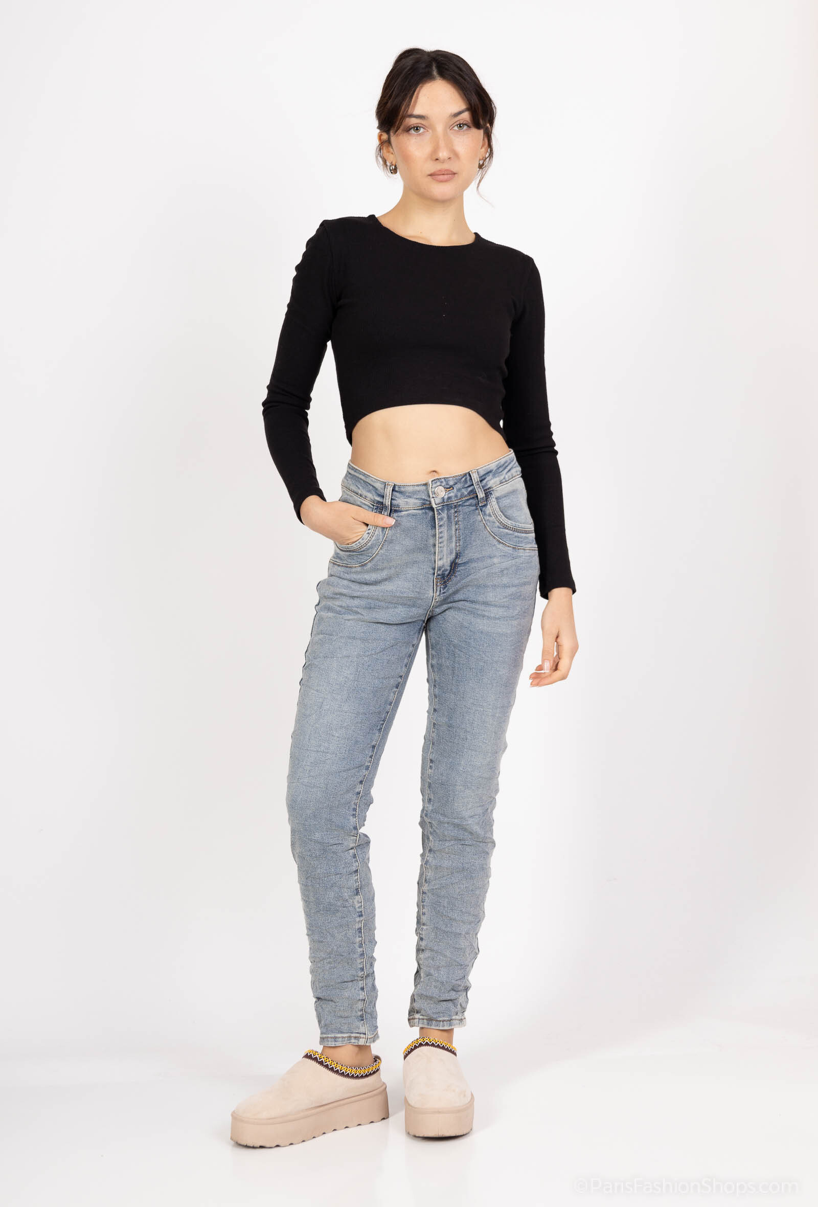 Wholesaler Karostar - BOYFRIEND JEANS