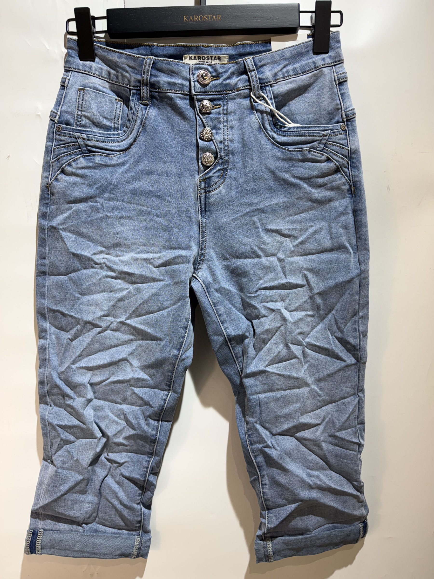 Grossista Karostar - JEANS CAPRI BOYFRIEND