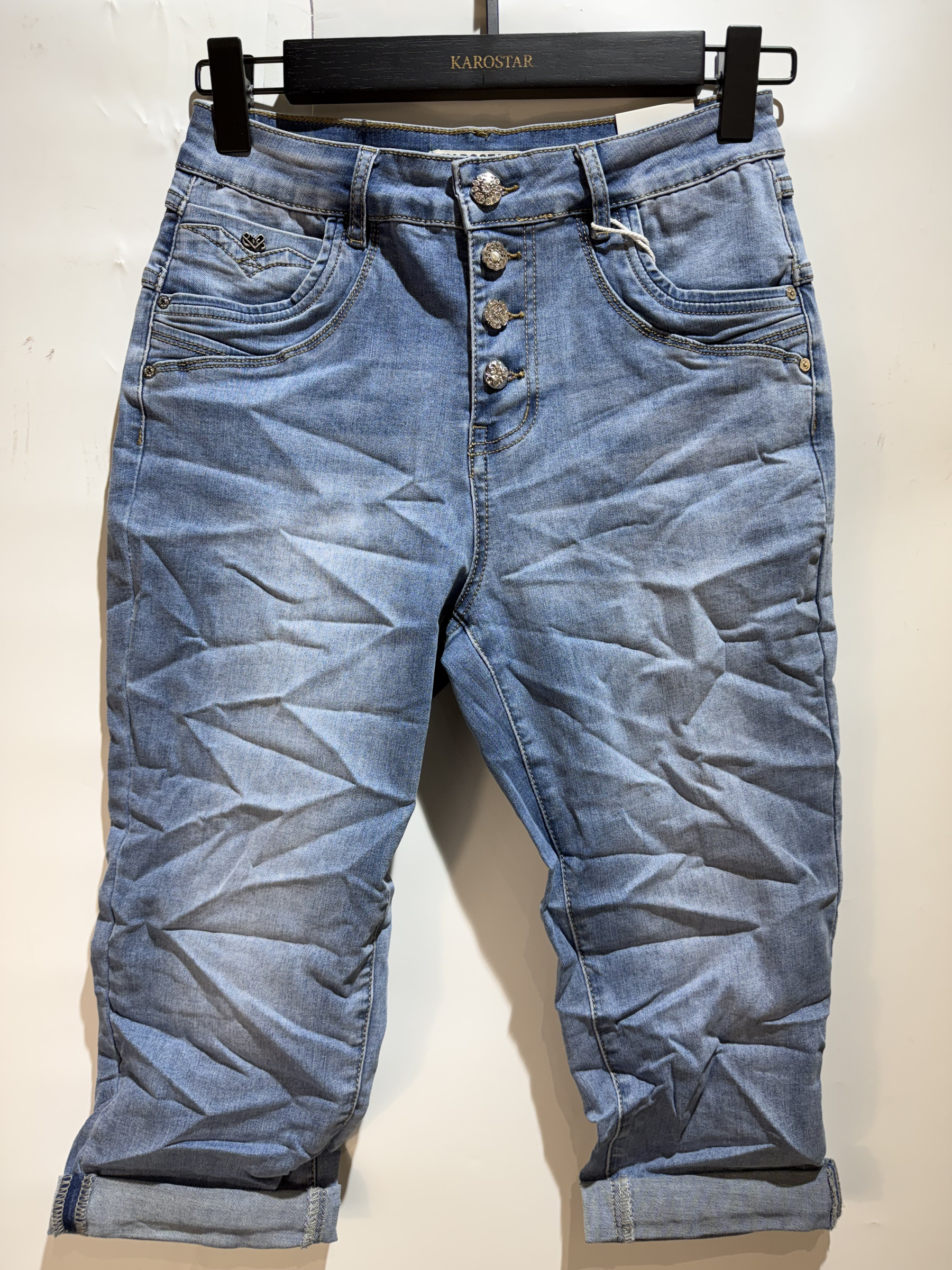 Grossista Karostar - JEANS CAPRI BOYFRIEND
