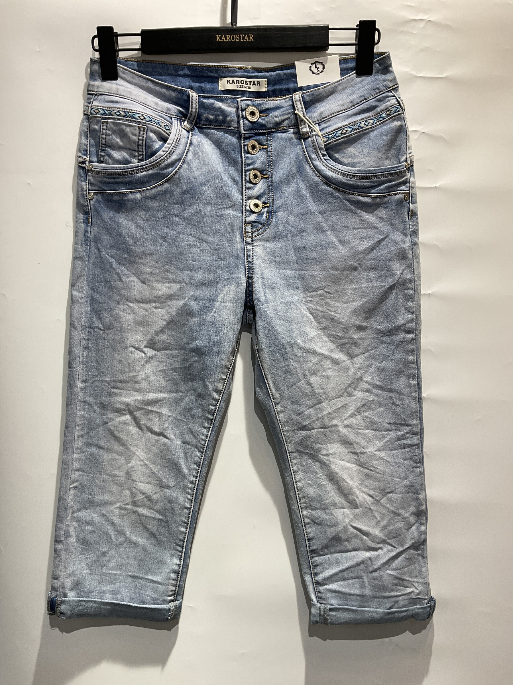 Wholesaler Karostar - Pantacourts jeans forms boyfriend