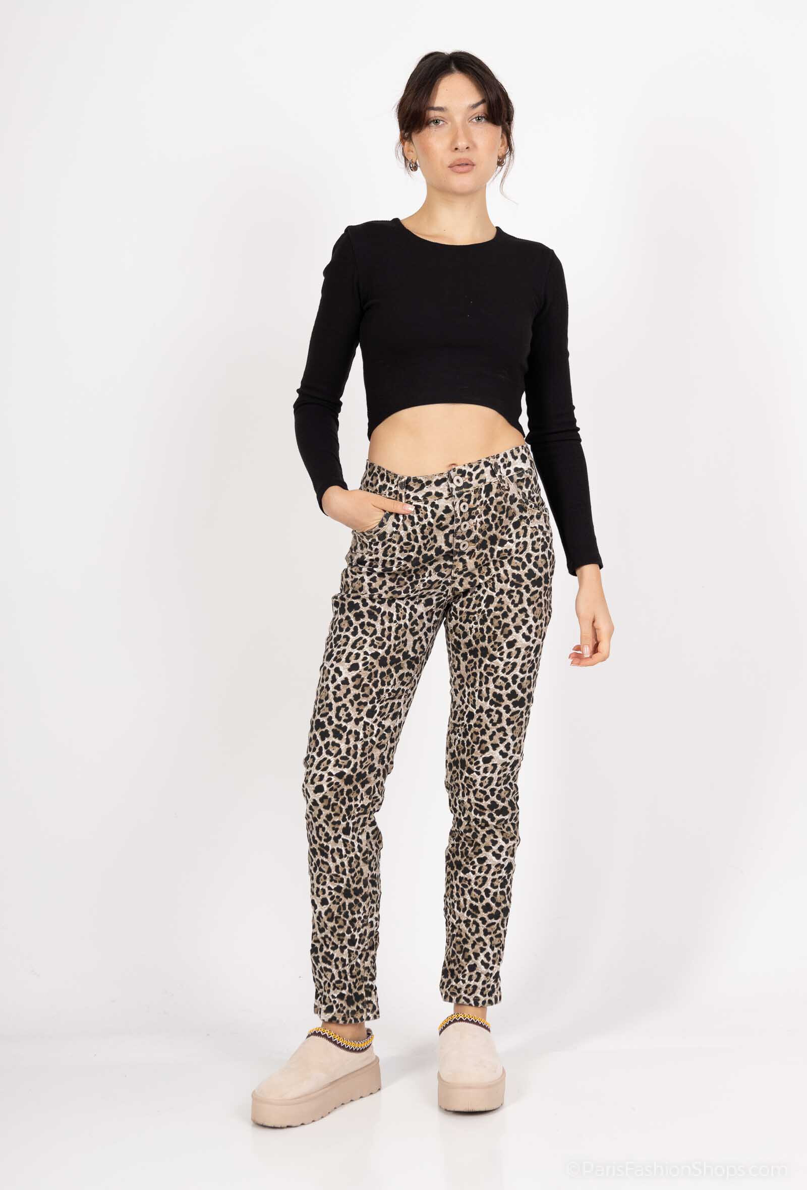 Wholesaler Karostar - BOYFRIEND SHAPED TROUSERS