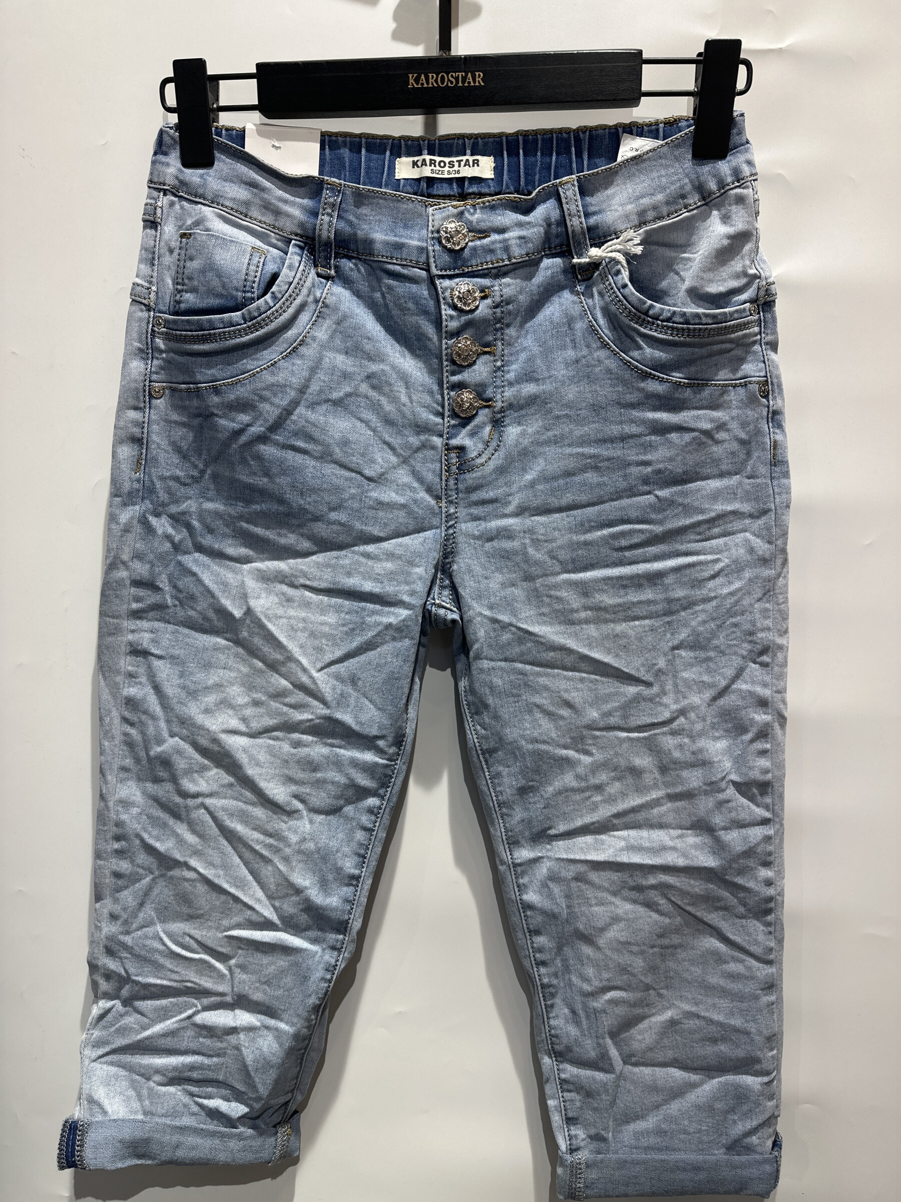 Mayorista Karostar - JEANS PANTALONES CORTOS ESTILO BOYFRIEND
