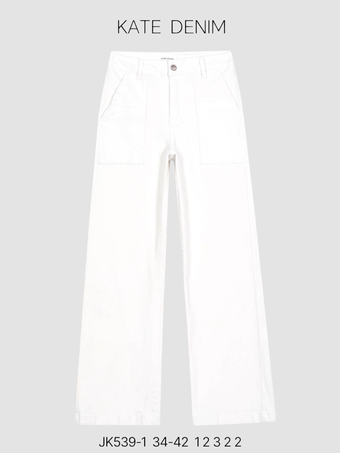 Grossista KATE DENIM - Palazzo a full lunghezza 1,12