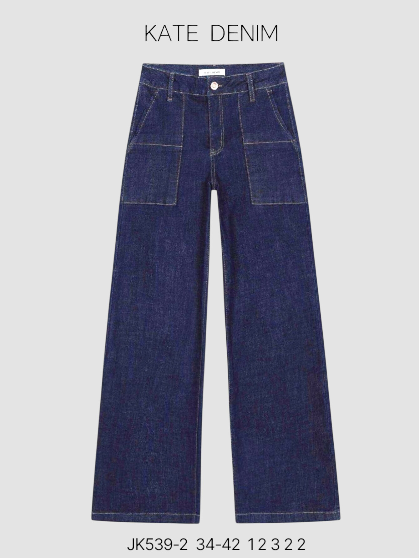 Mayorista KATE DENIM - Palazzo Longitud completa 1.12