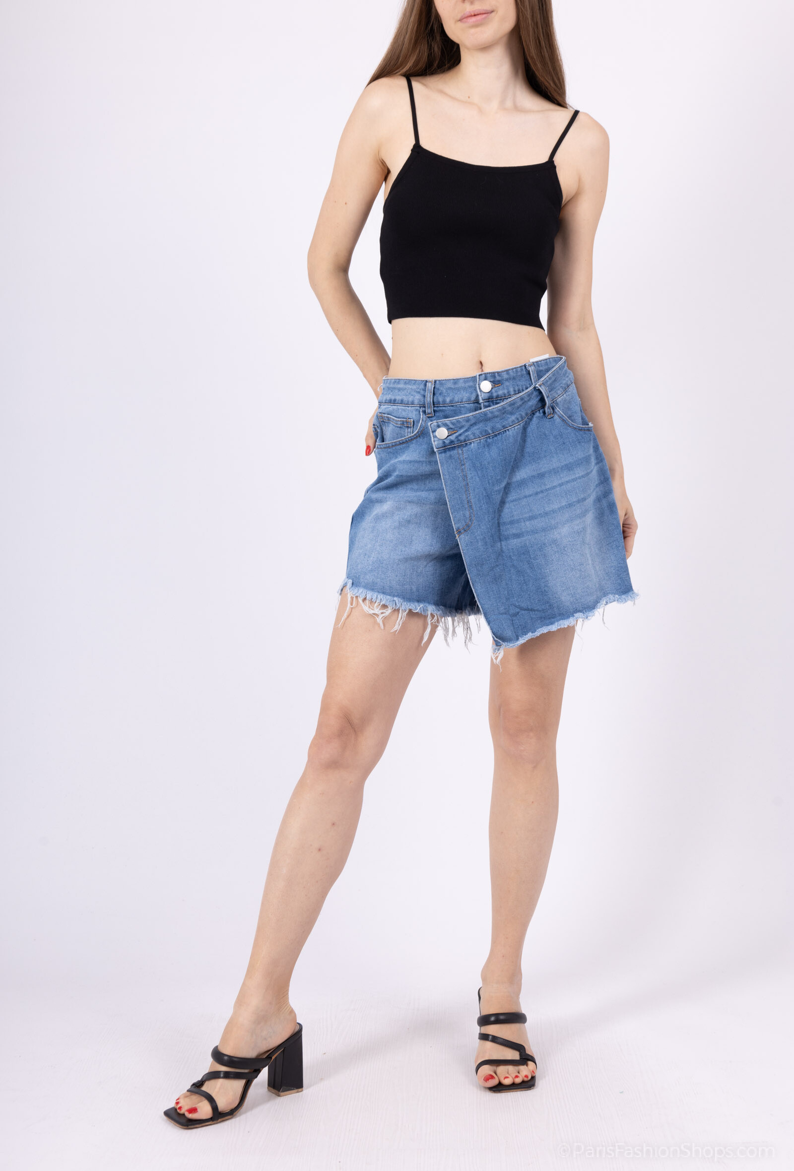 Grossista Kathy Jeans - Short Suck in Delottch Asimetric Dimensioni