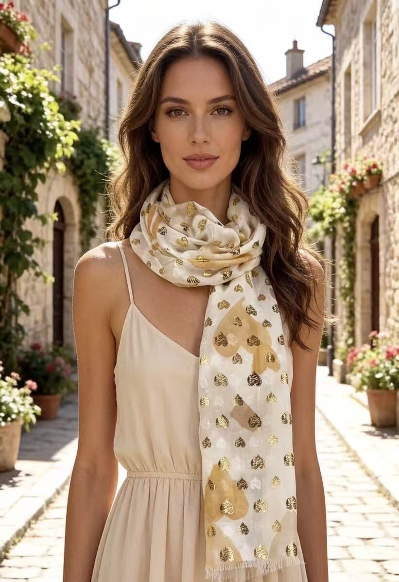 Grossiste KATIER - Motif cœur avec or