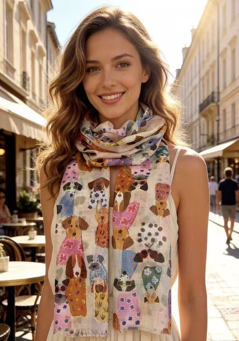 Grossiste KATIER - Motifs chien avec or