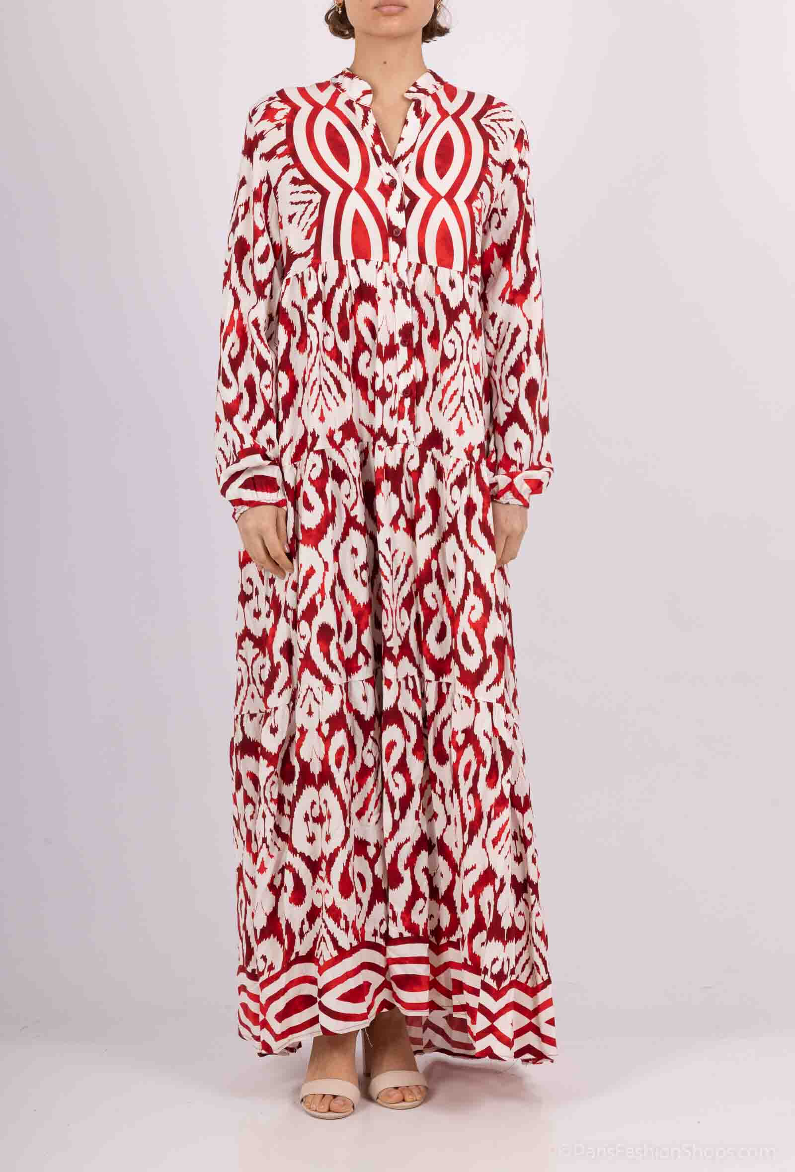 Wholesaler Kaylla - Printed long bohemian dress