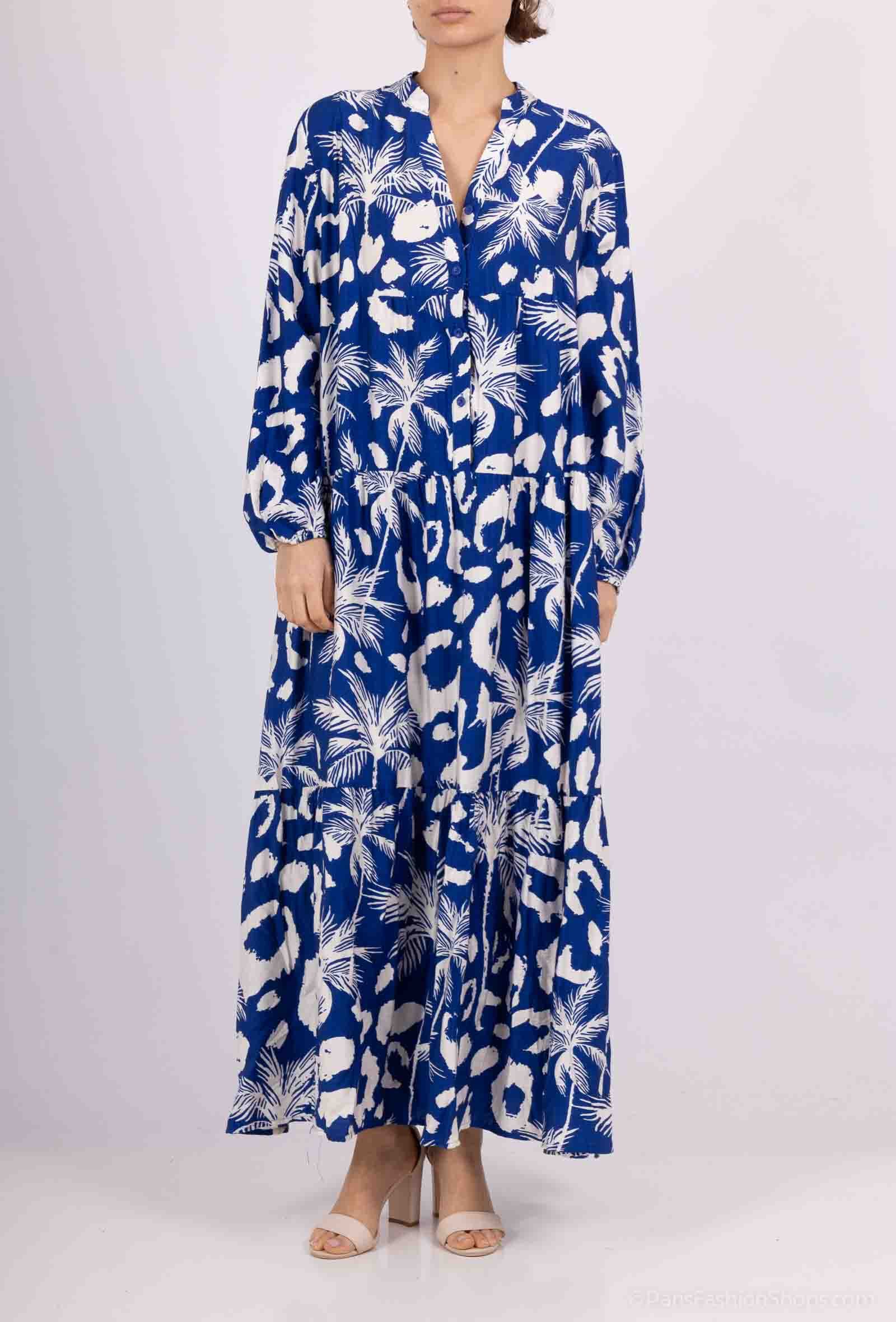 Wholesaler Kaylla - Printed long bohemian dress