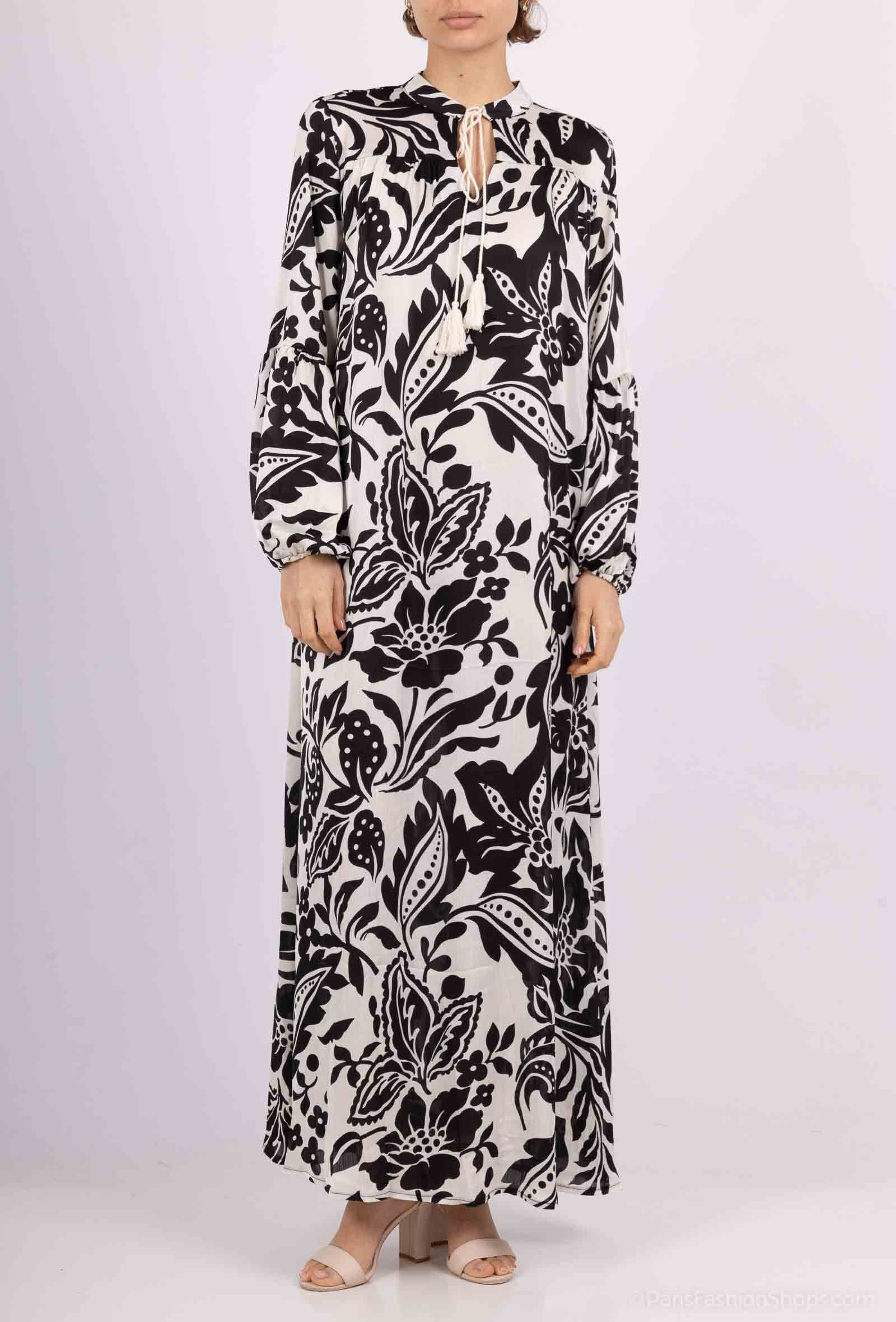 Wholesaler Kaylla - Printed long bohemian dress