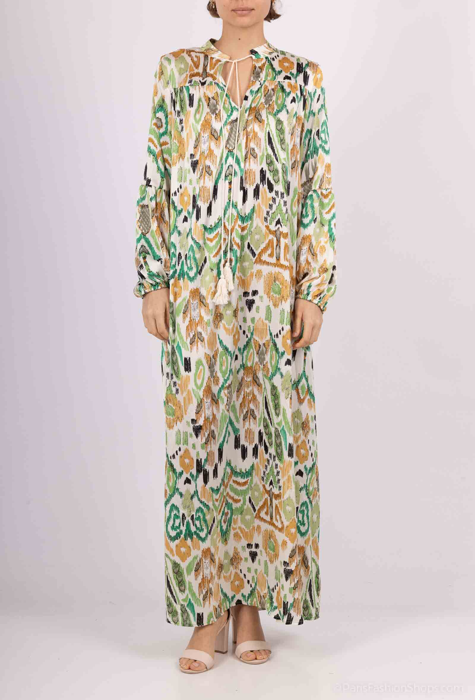 Wholesaler Kaylla - Printed long bohemian dress