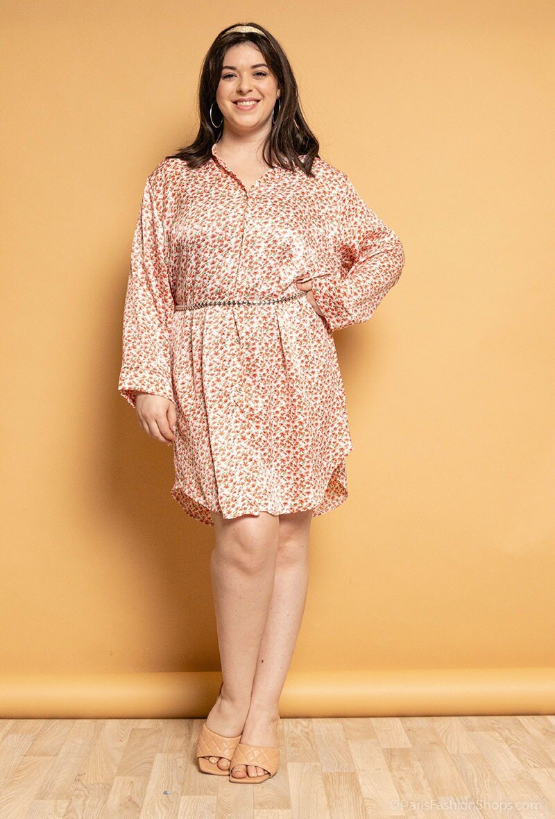 Wholesaler Kazaka - Printed satin tunic