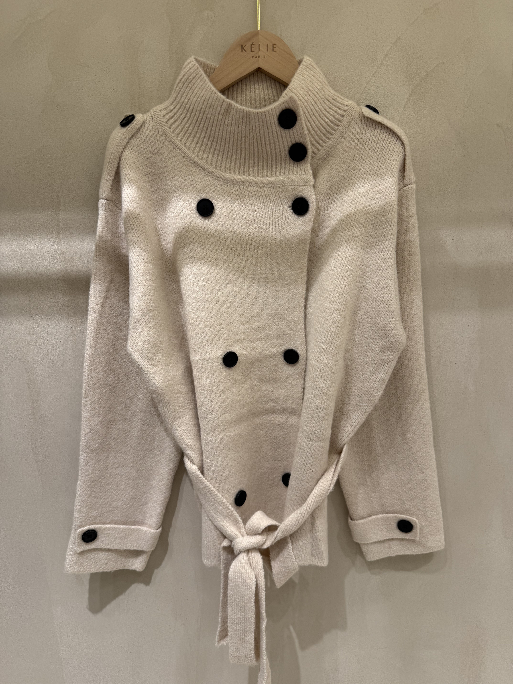 Grossista KELIE - Cardigan corto in maglia da donna
