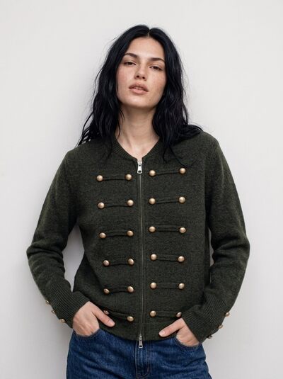 Grossiste KELIE - Gilet en maille femme Grossiste KELIE - Gilet en maille femme