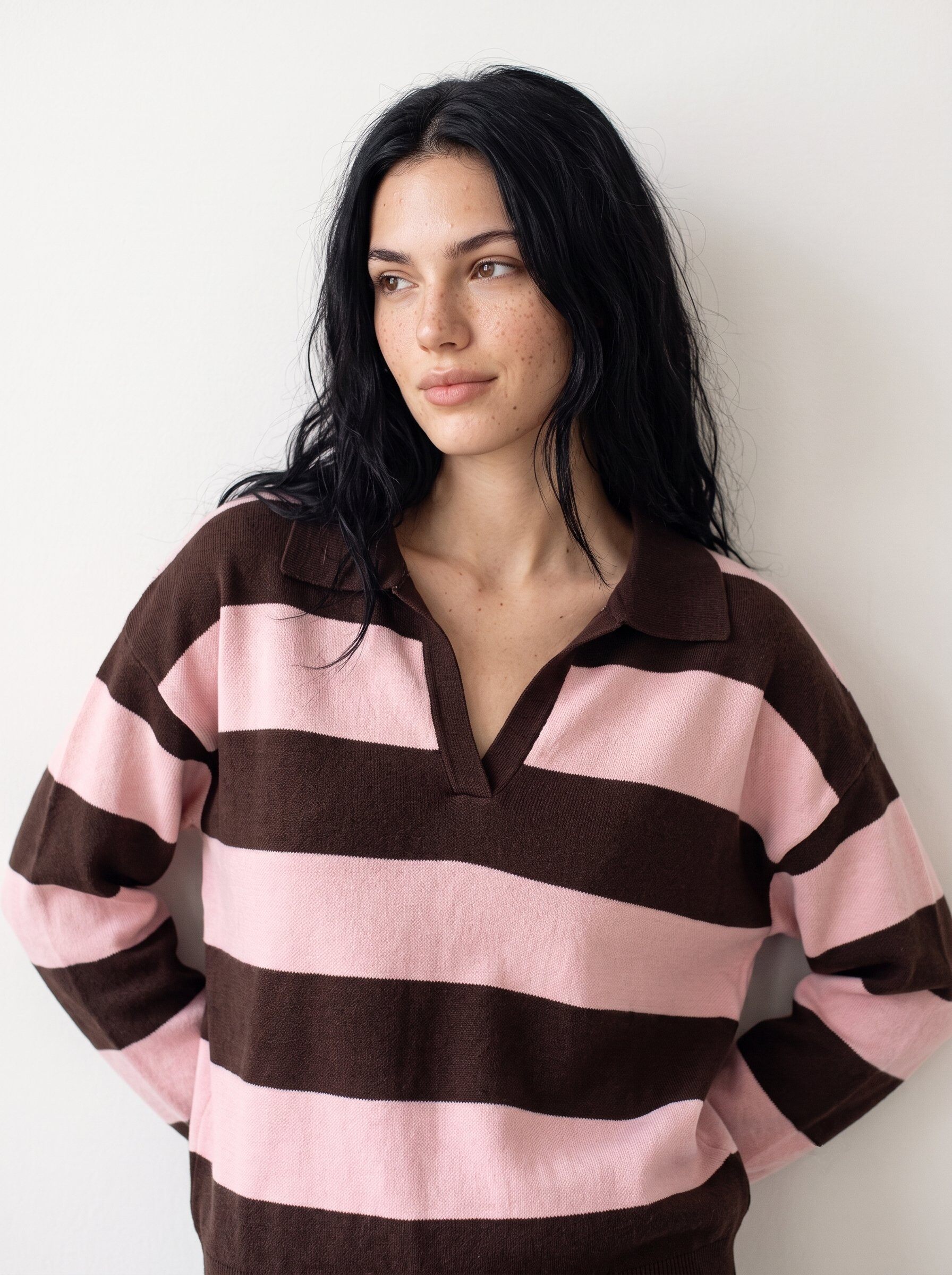 Grossiste KELIE - Pull rayure femme