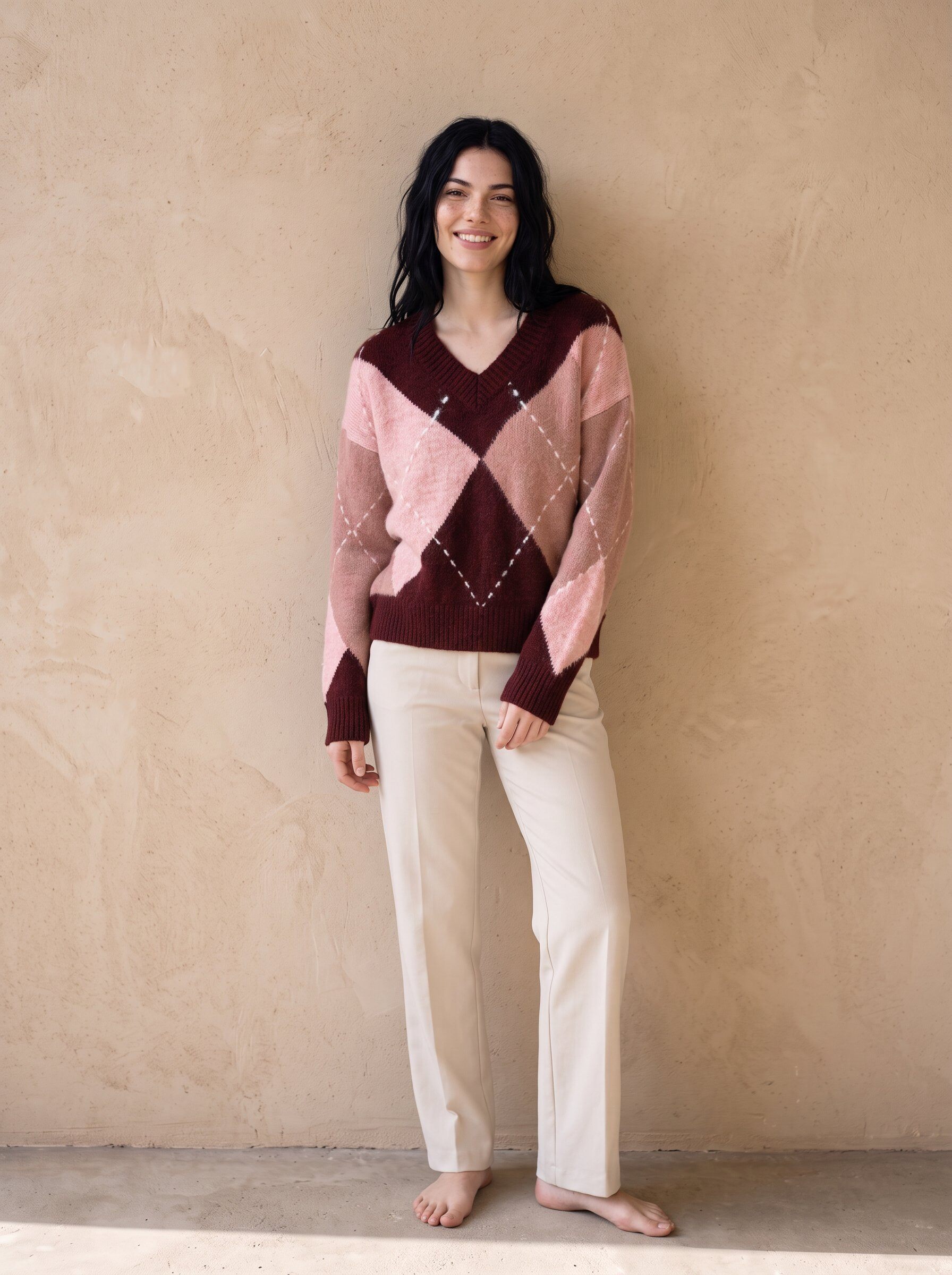 Großhändler KELIE - Damen Strickpullover mit Rundhalsausschnitt und langen Ärmeln
