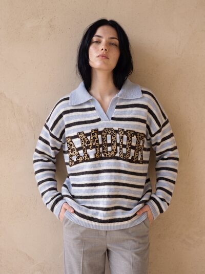 Grossista KELIE - Maglione lavorato a maglia da donna Grossista KELIE - Maglione lavorato a maglia da donna