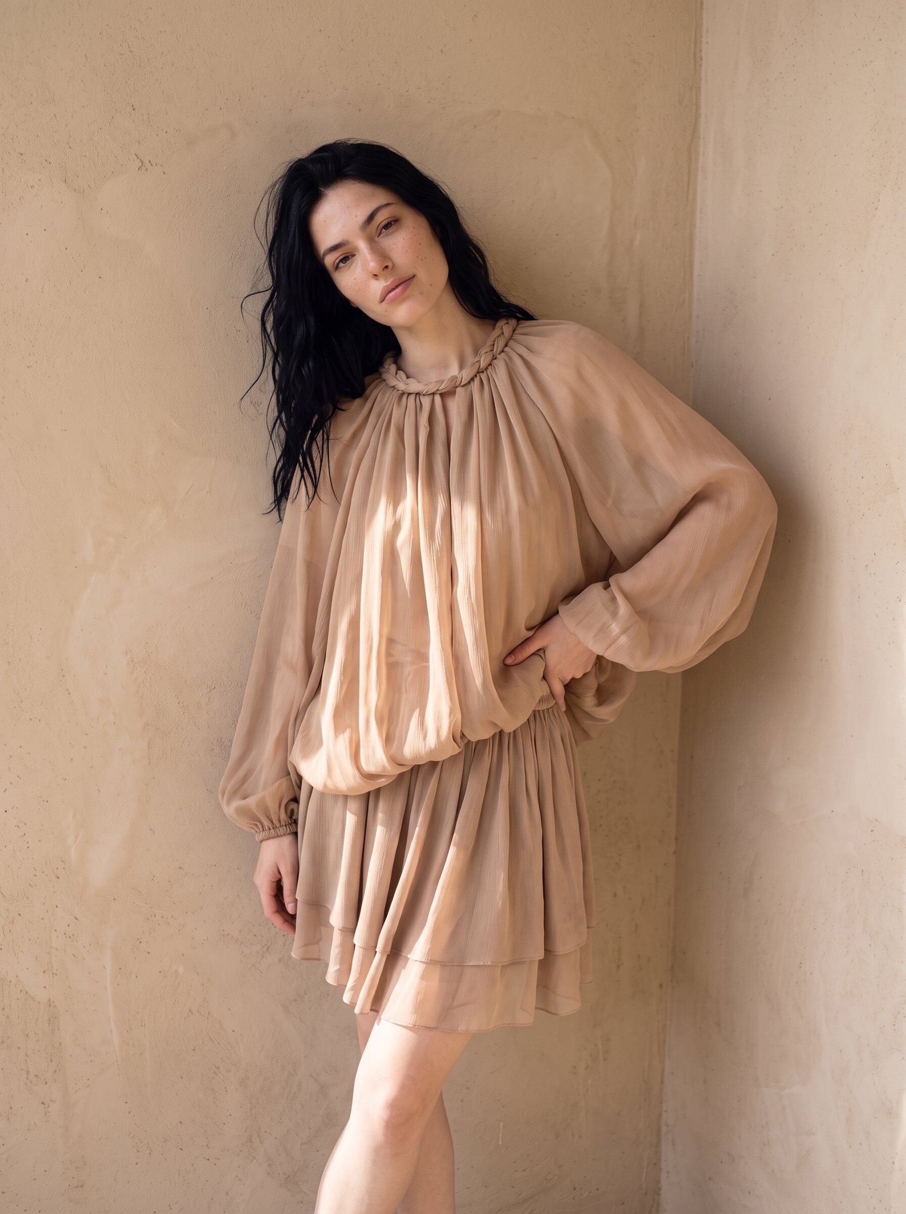 Grossiste KELIE - Robe manches longues femme