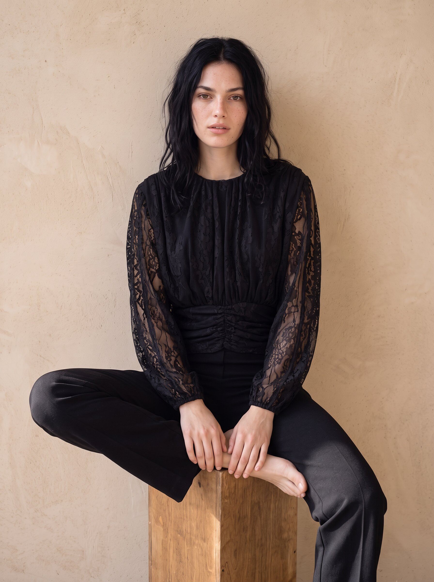 Grossiste KELIE - Blouse manches longues femme