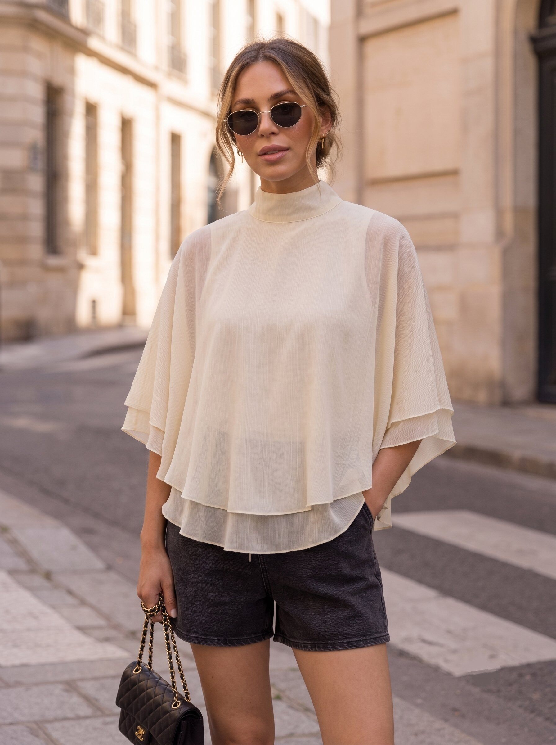 Grossiste KELIE - Tops poncho
