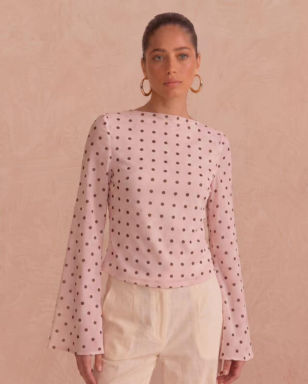 Wholesaler KELIE - Polka dot blouse