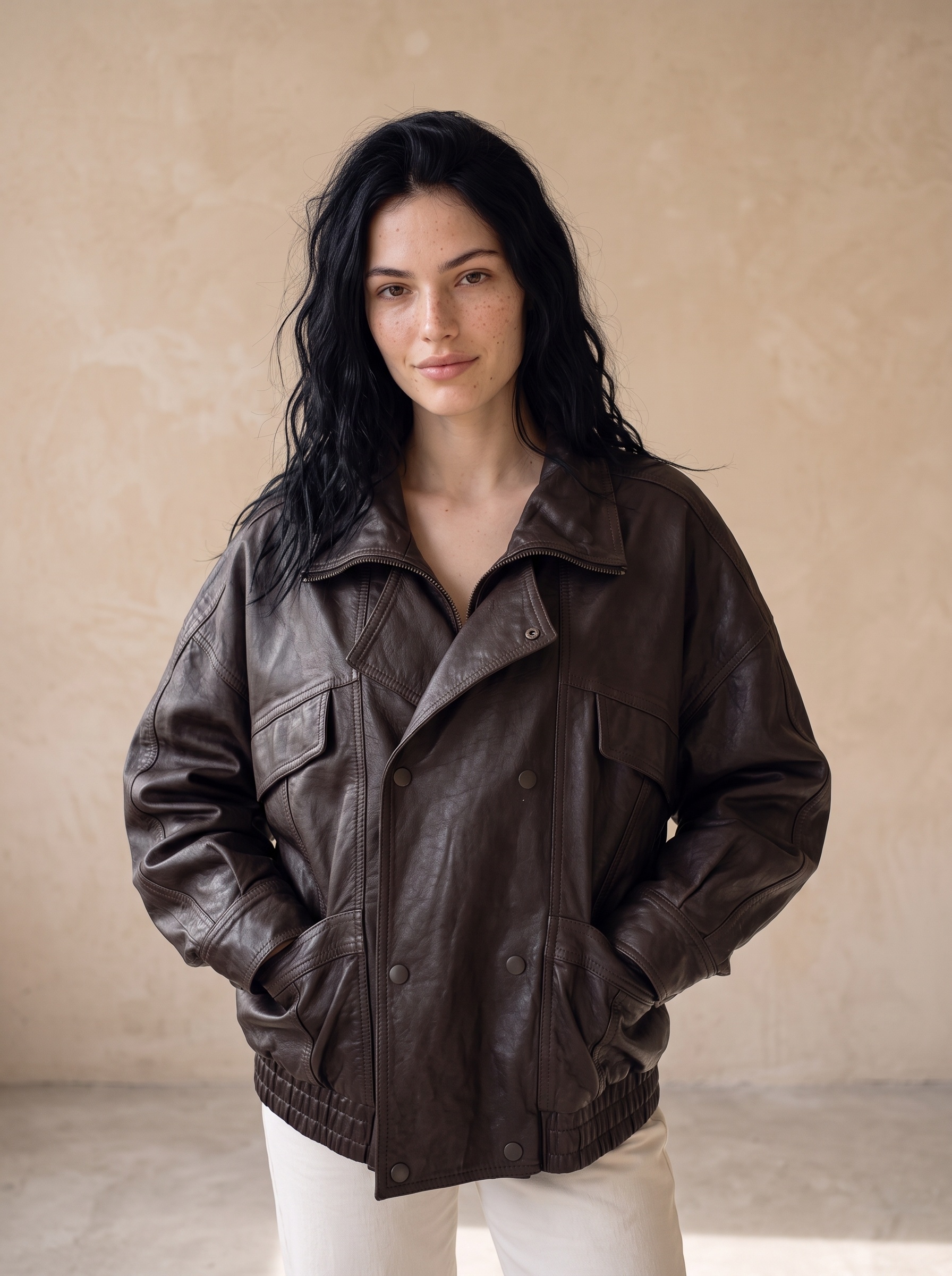 Grossiste KELIE - Veste en simili-cuir femme