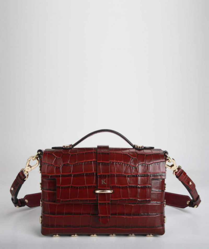 Wholesaler KESSLORD - LEATHER HANDBAG TIC 16 x 22 x 8 CM