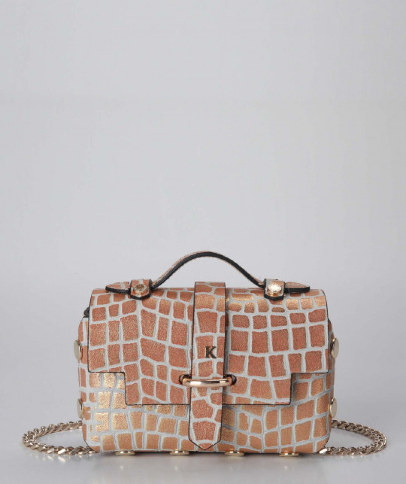 Wholesaler KESSLORD - LEATHER TUBE BAG 10 x 16 x 6 cm