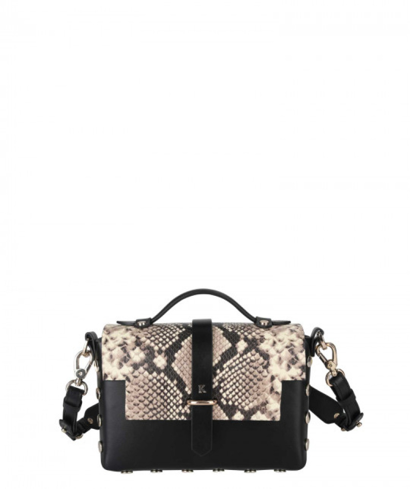 Wholesaler KESSLORD - LEATHER HANDBAG TIC 16 x 22 x 8 CM