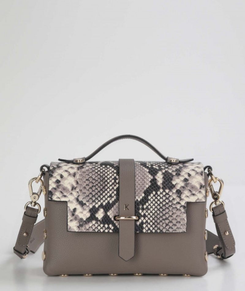 Wholesaler KESSLORD - LEATHER HANDBAG TIC 16 x 22 x 8 CM