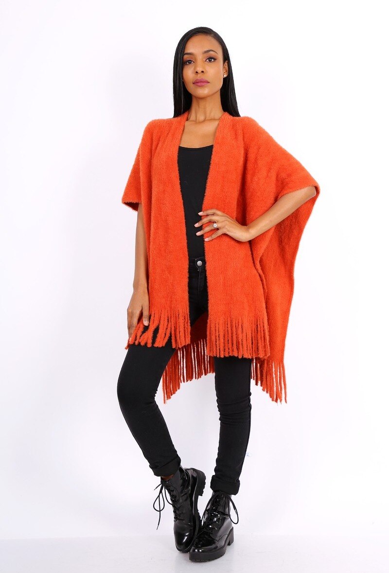 Grossiste Ki&Love - Poncho à franges