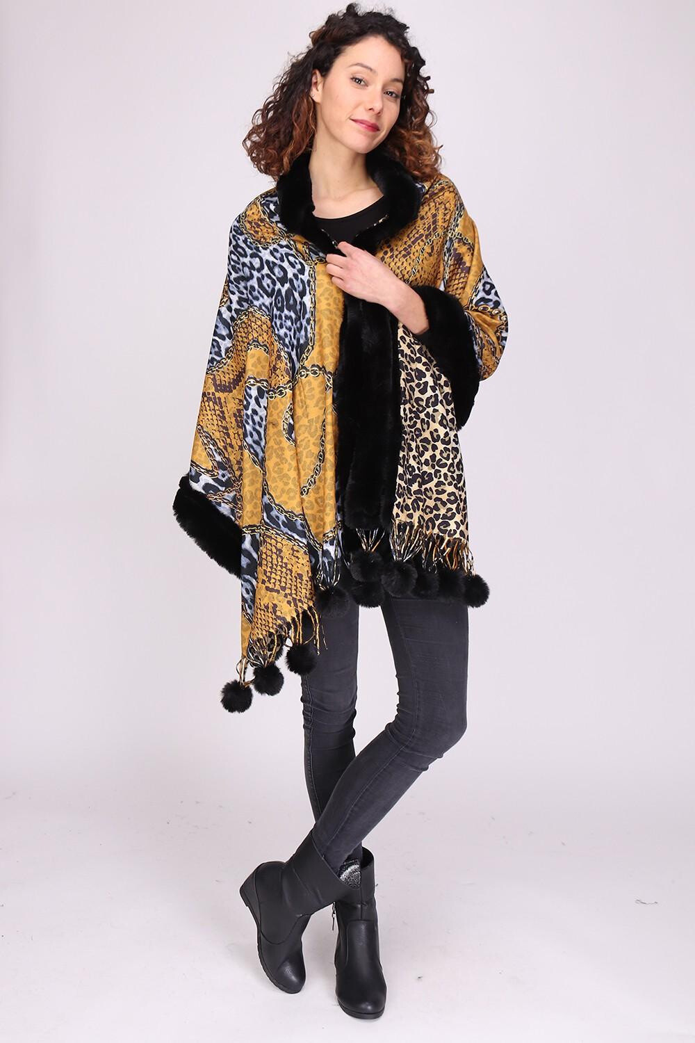 Wholesaler Ki&Love - Printed poncho