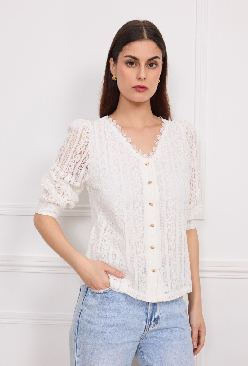 Wholesaler Kichic - Lace shirt