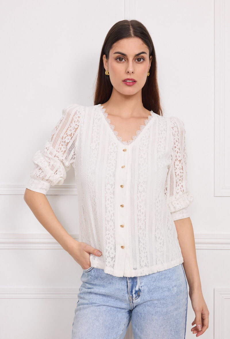 Wholesaler Kichic - Lace shirt