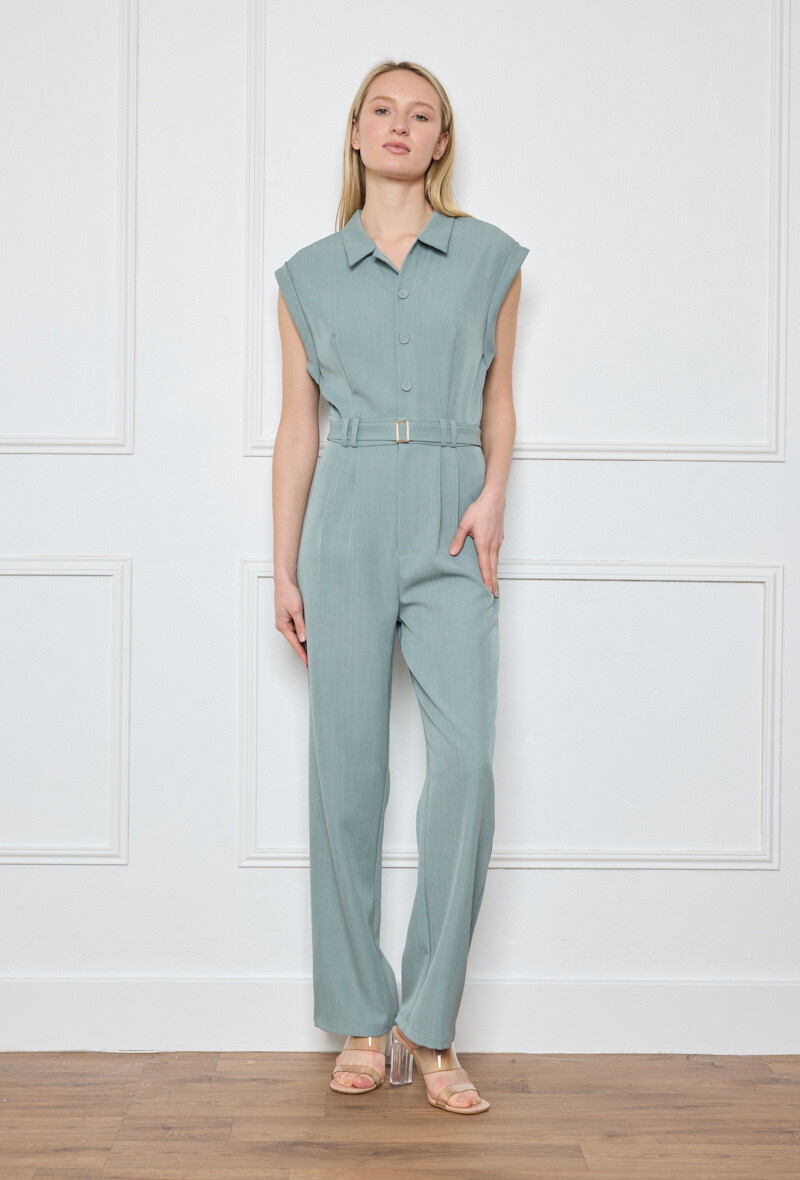 Wholesaler Kichic - Buttoned and belted combination