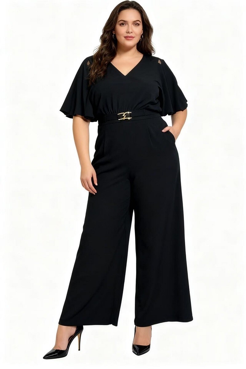 Wholesaler Ana & Ysa - Jumpsuit with integrated shawl style