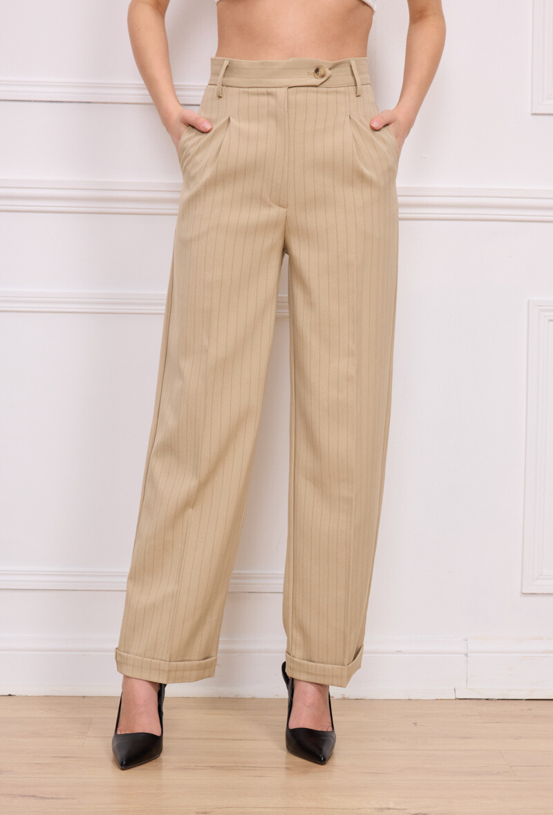 Wholesaler Kichic - Striped fabric pants