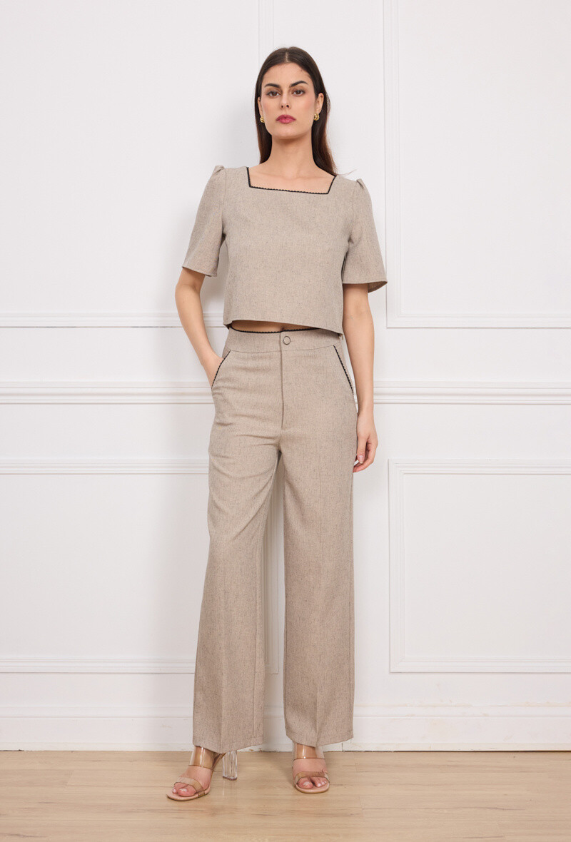 Wholesaler Kichic - Pants decorated with lisérais
