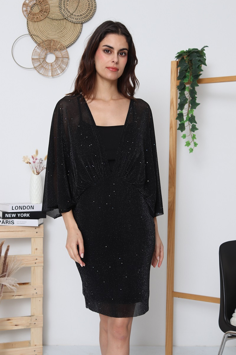 Wholesaler Kichic - Stretch dress sprinkled with sequins