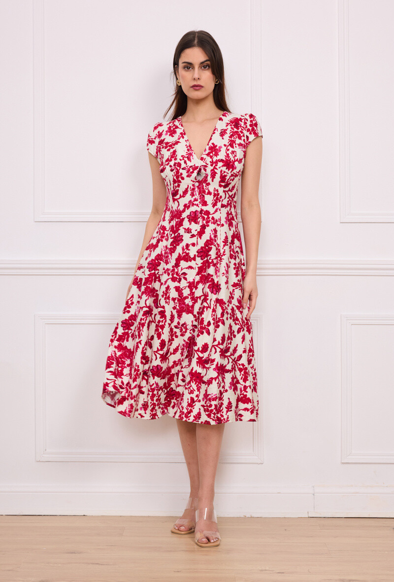 Wholesaler Kichic - Fully buttoned summer dress