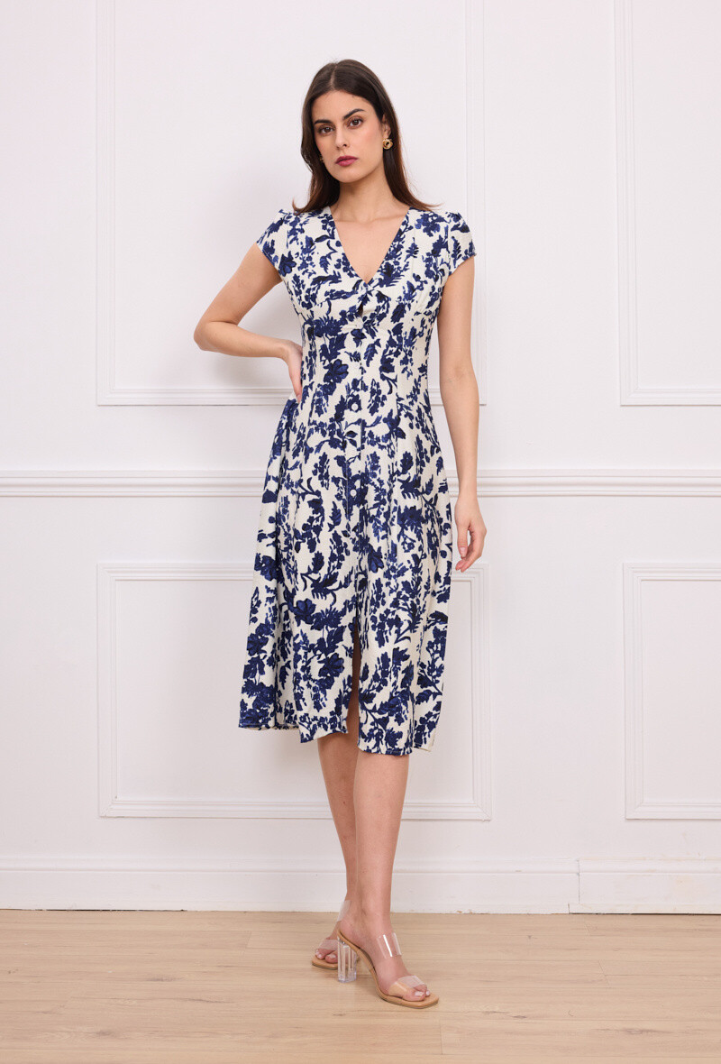 Wholesaler Kichic - Fully buttoned summer dress