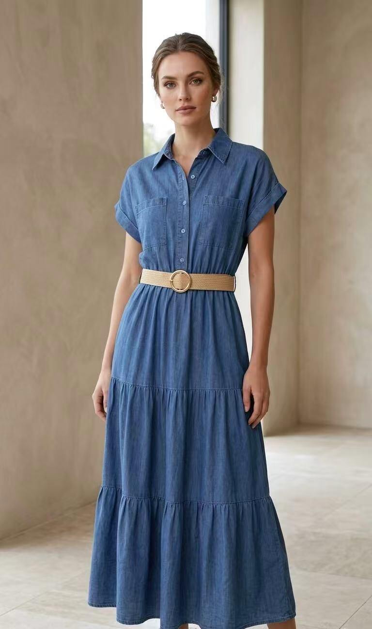 Wholesaler kiki s.r.l. - Long dress with belt